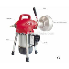commercial metal drain cleaner wash manchine